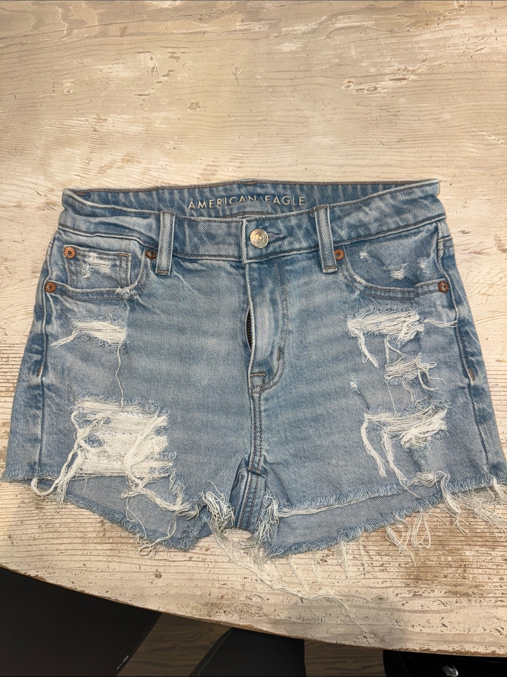 American Eagle Perfect Shortie Denim Shorts